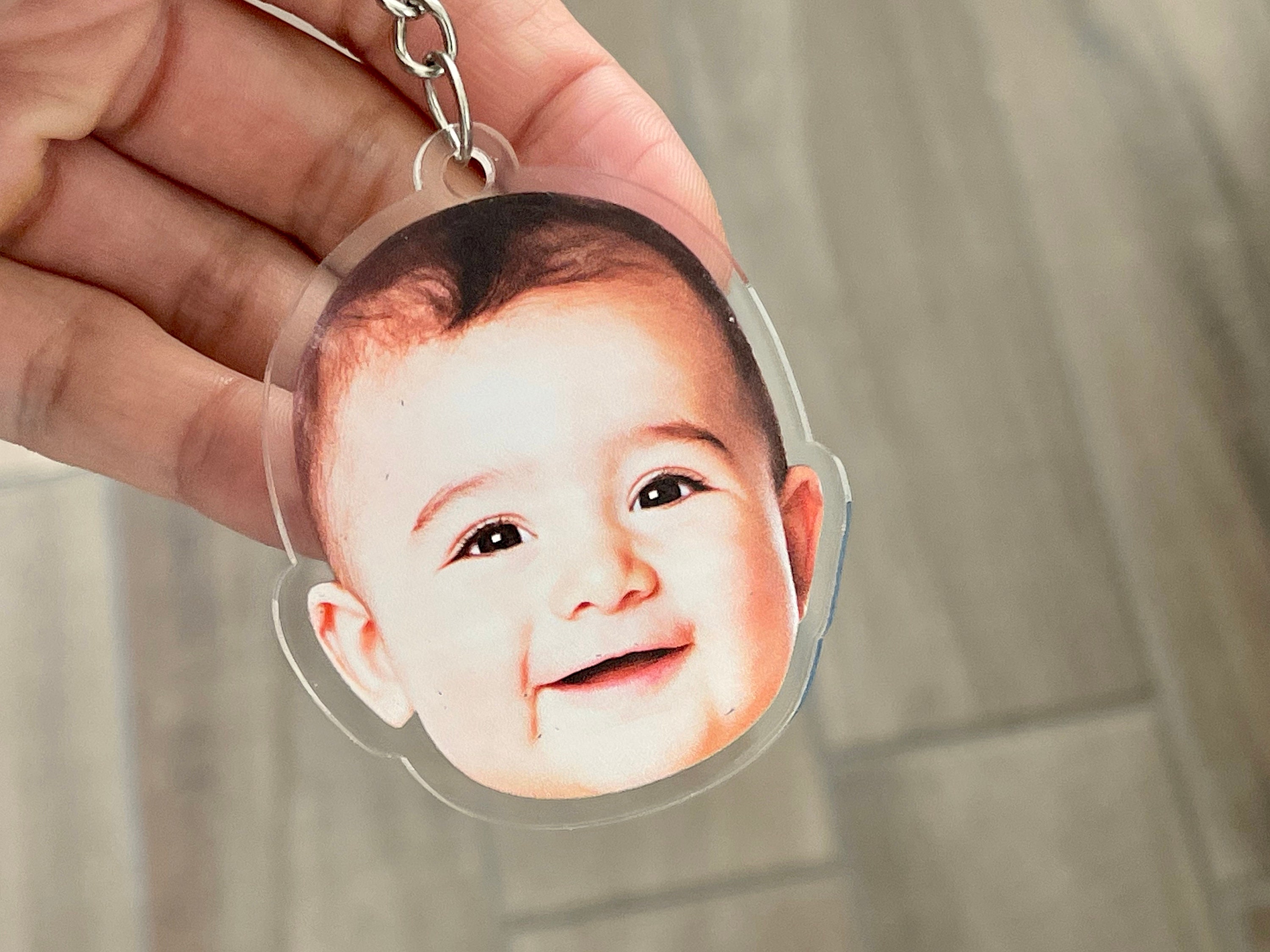 Custom Photo Baby Newborn Information Icon - Personalized