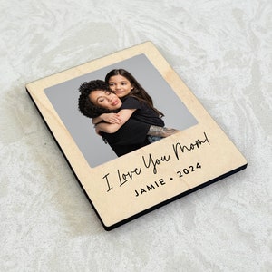 Mother's Day Photo Magnet Mothers Day Gift Personalized Gifts for Mom Nana Bonus Mom Custom Magnet MDM01 Maple