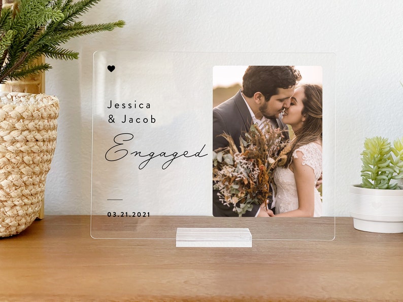 Engagement Gifts for Couple • Newly Engaged Gifts for Couple • Engagement Frame • EP01 