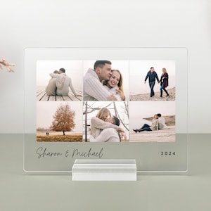 Custom Photo Collage Acrylic Plaque: Personalized Family Gift, PCP01