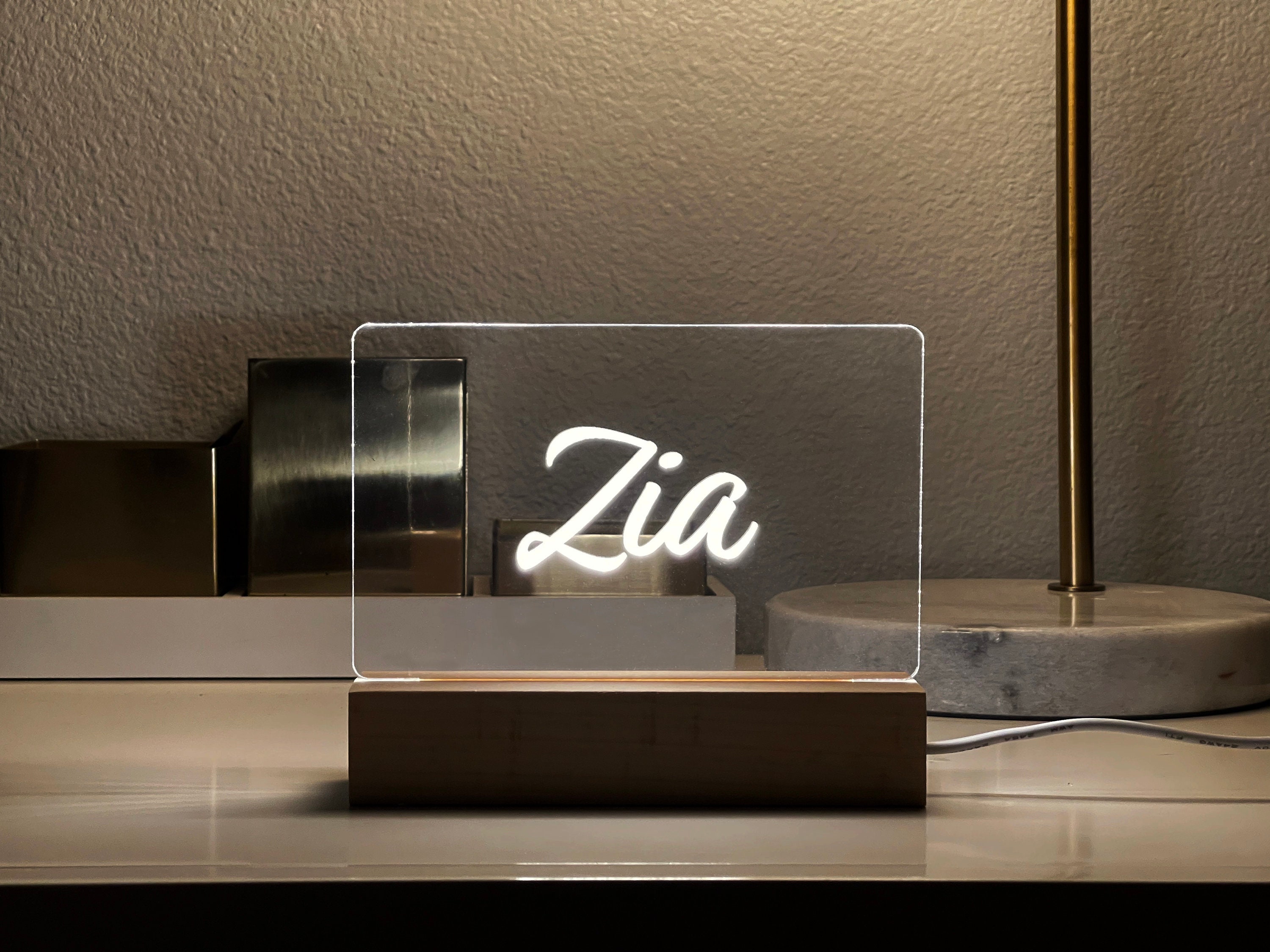 Personalized Night Light New Baby Gift New Mom Gift Kids Etsy