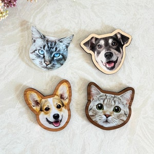 Custom Pet Magnet • Fridge Magnets • Dog • Cat • Pet • Custom Magnet • Personalized Pet • Memorial • FM01