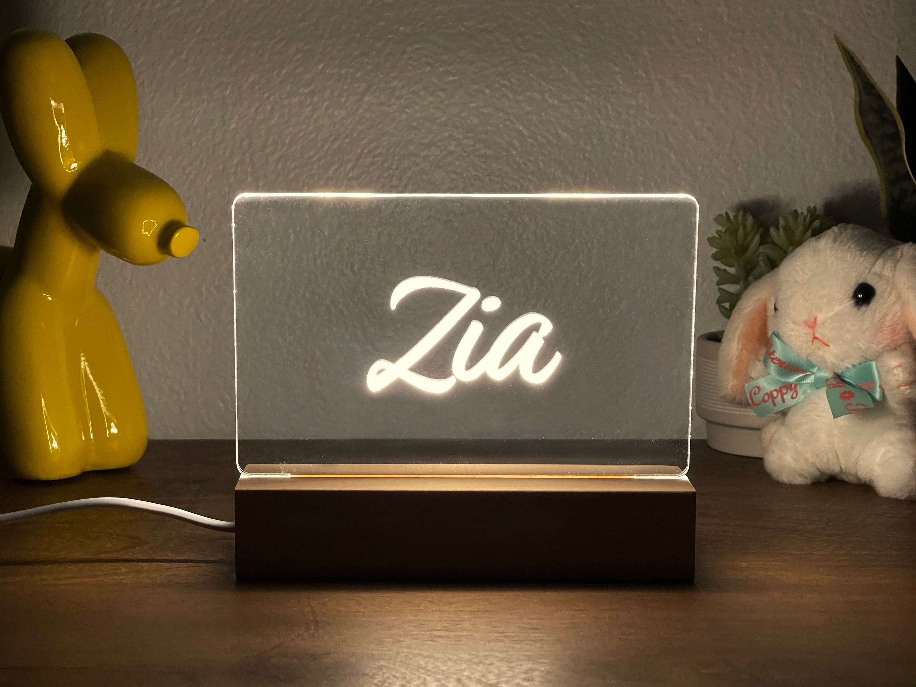 Personalized Night Light New Baby Gift New Mom Gift Kids Etsy