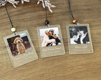 Personalized Photo Ornament • Custom Ornament • Christmas • Friendship Best Friends • Personalized Couples Gift for Her Gift for Him • PO01