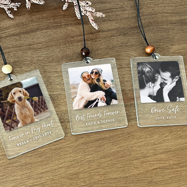 Personalized Photo Ornament • Custom Ornament • Christmas • Friendship Best Friends • Personalized Couples Gift for Her Gift for Him • PO01