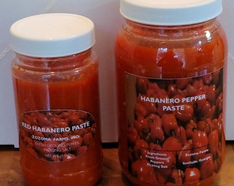 Four Jars - 16 oz Red Habanero Paste