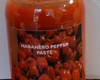 2 Jars - 16 oz Red Habanero Paste