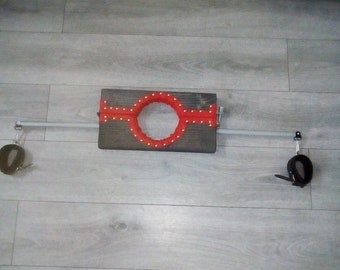 Bondage yoke with wrist cuffs. PLEASE READ P&P RESTRICTIONS.