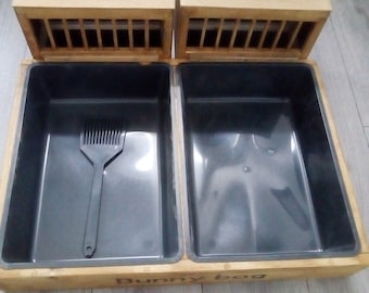 Rabbit indoor toilet training tray. Please email me for international p&p costs.