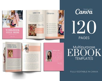 Editable Canva Ebook Template: 120-Page Business Guide