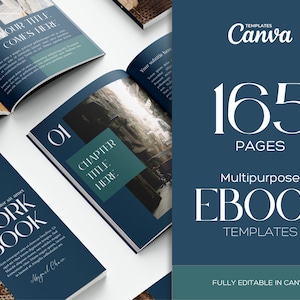 Editable Canva Ebook Template, Ebook Creator, Coaching Course Guide, Business Lead Magnet, Marketing Tool Handbook, Course Creator Ebook