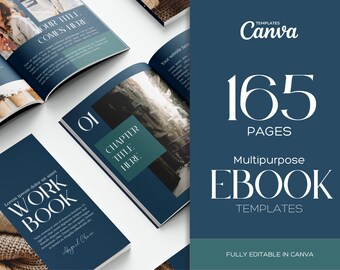 Elegant Ebook Template: 165 Page Canva Business Guide