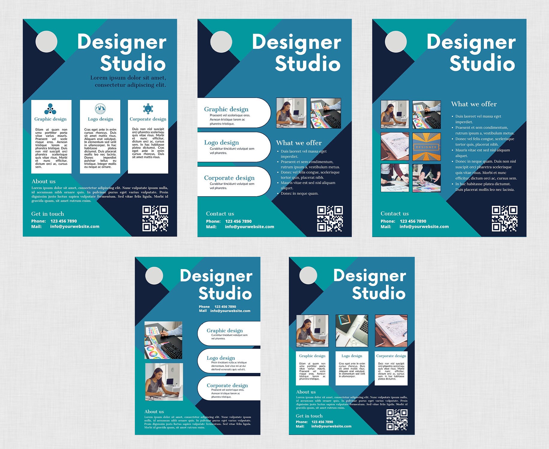 Flyer Canva Templates Fully Editable Reusable Canva Template Etsy