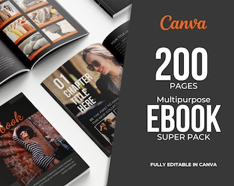 Elegant Canva Ebook Template: 200-Page Business Lead Magnet