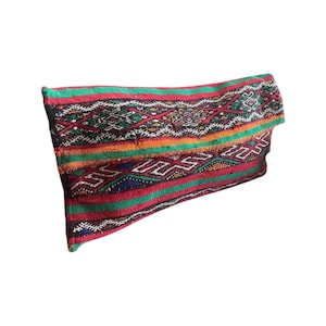 Red Moroccan Kilim Clutch Bag, Handmade Kilim Clutch, Kilim Bag, Kilim Clutch Bag, Kilim Clutch, Moroccan Bag, Carpet Bag, Boho Style