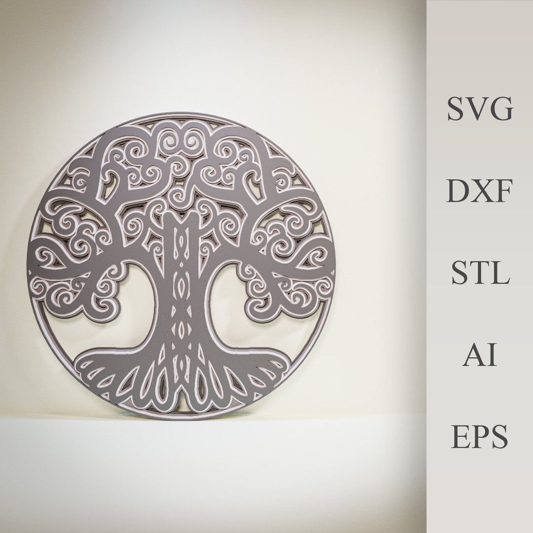 Tree of Life Multilayer SVG/ Tree of Life Cut File/ 3D Layer/ - Etsy ...