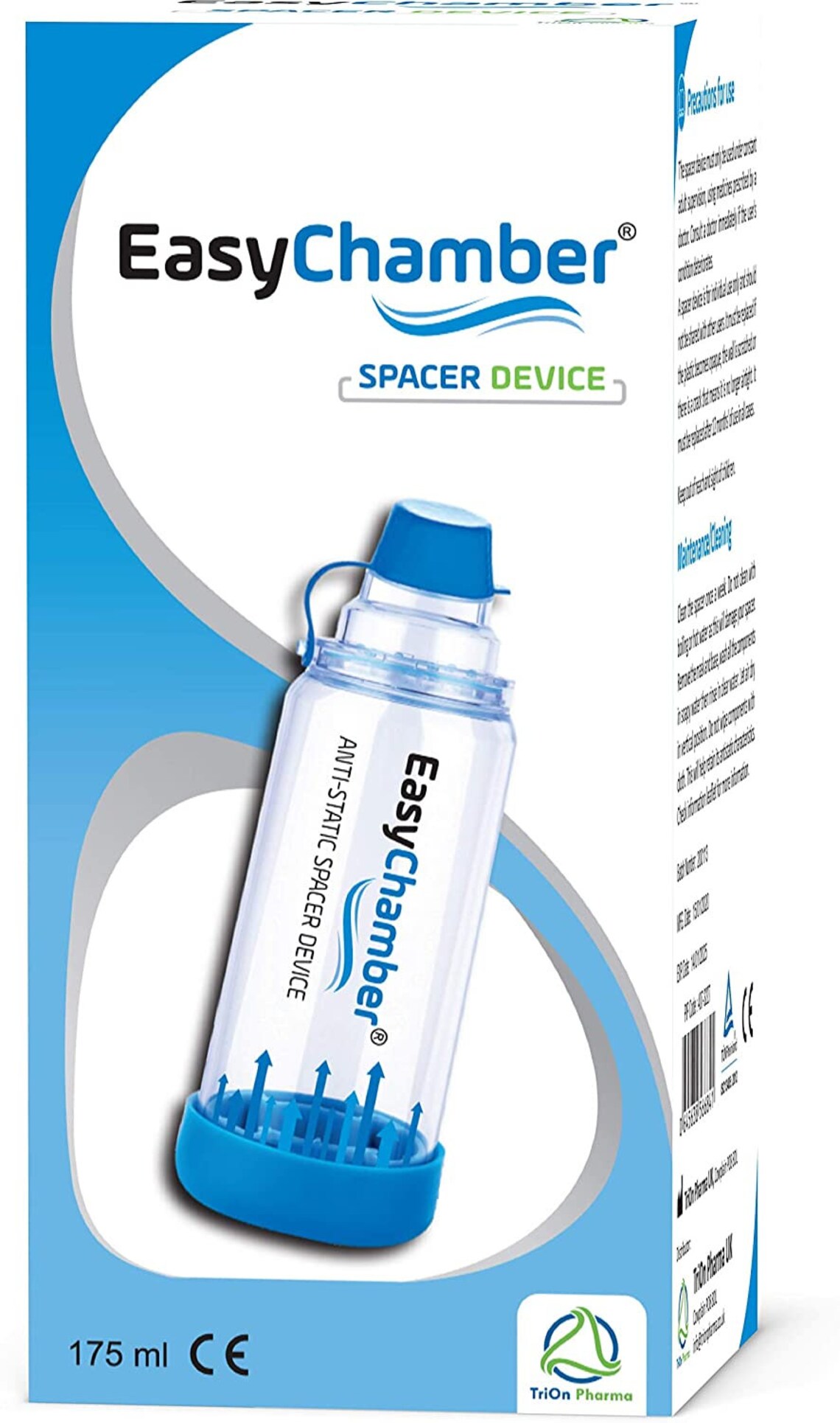 Spacer Device for Use With Metered Dose Inhaler, BPA & Latex Free
