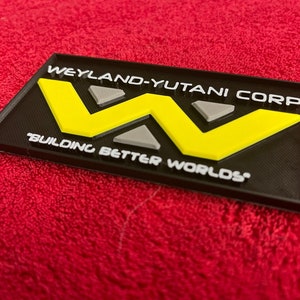 Weyland Yutani Corporation 3D printed Badge logo