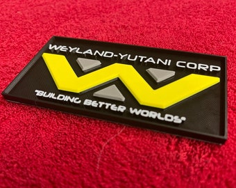 Weyland Yutani Corporation 3D printed Badge logo