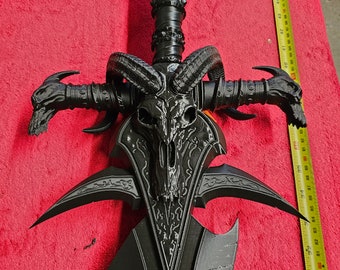 3D printed frostmourne world of warcraft lich king. easy assembly