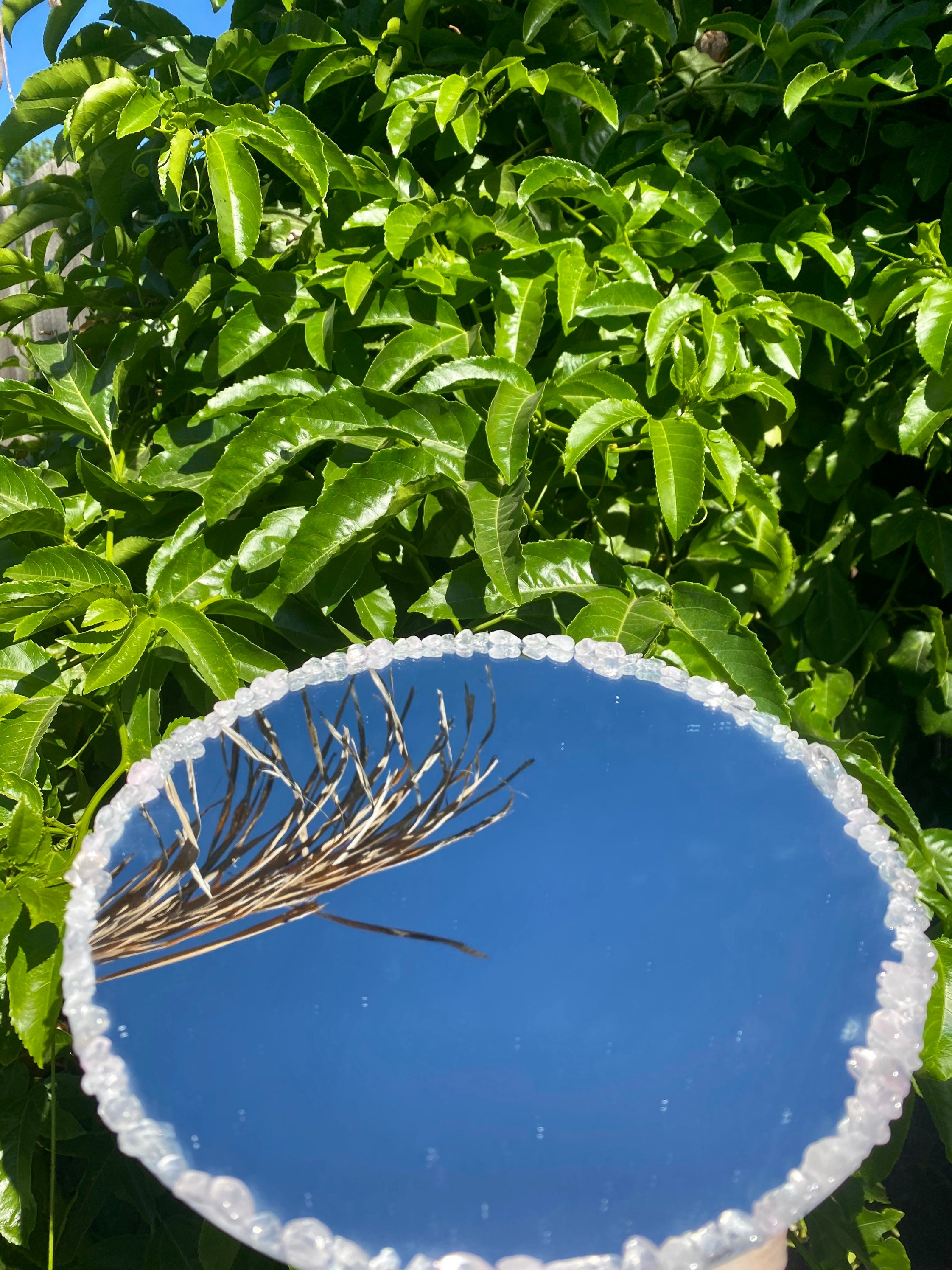 Rosenquarz Selbstliebe Spiegel / Rosenquarz / Selbstliebe / | Etsy