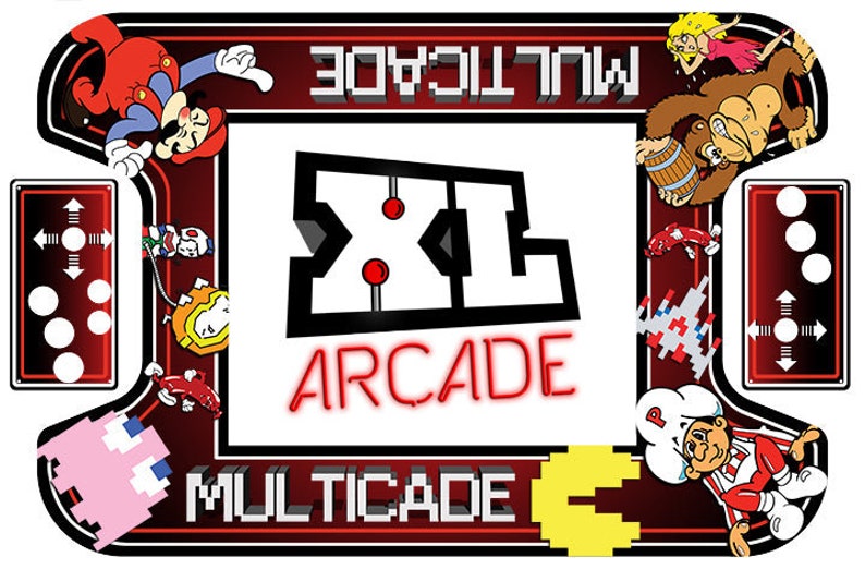Multicade Cocktail Table Complete Artwork Kit - Etsy