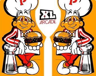 BurgerTime Side Art