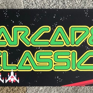 Arcade Classics Multicade Complete Art Kit - Etsy