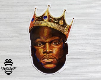 4x6 in | Derrick "The Black Beast" Lewis - Knockout King Sticker | MMA Fighter Sticker, Heavyweight KO King weather proof sticker