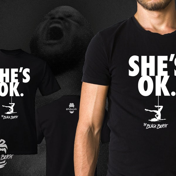 She's OK Unisex Short-sleeve T-shirt - Derrick "The Black Beast" Lewis