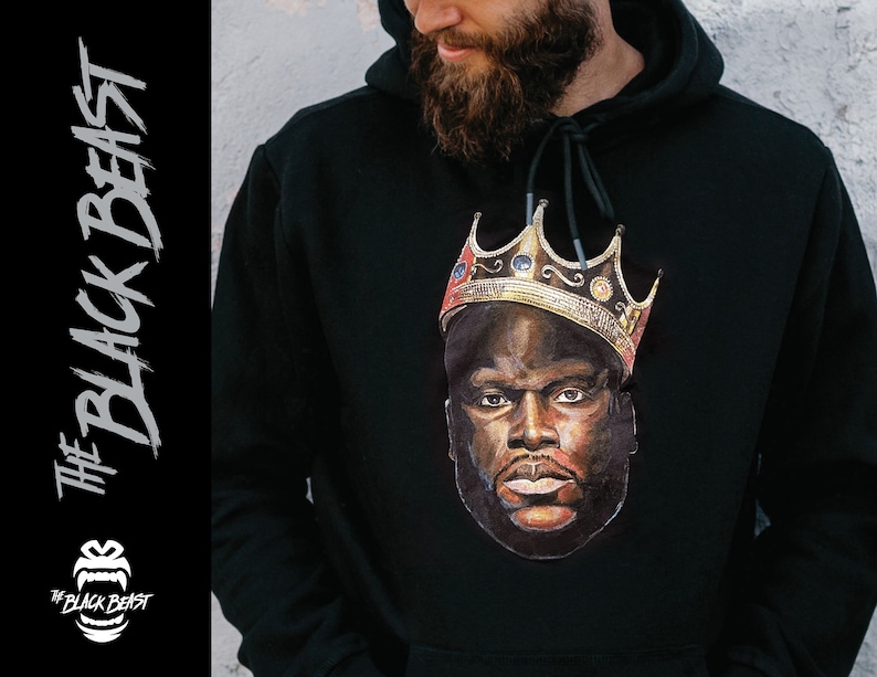 Derrick The Black Beast Lewis Knockout King Hoodie, MMA Fighter Graphic Unisex Hoodie image 1