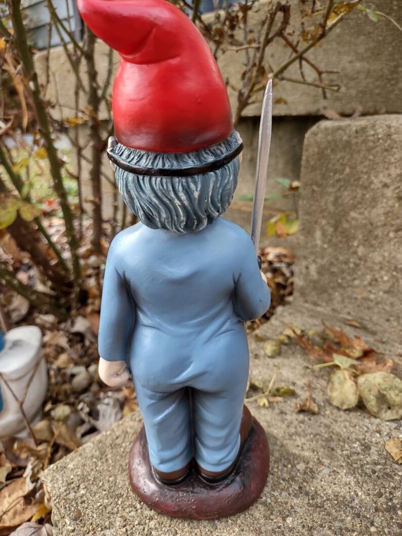 Nightmare Gnomes Horror Movie Lawn Gnome Jason Voorhees Etsy