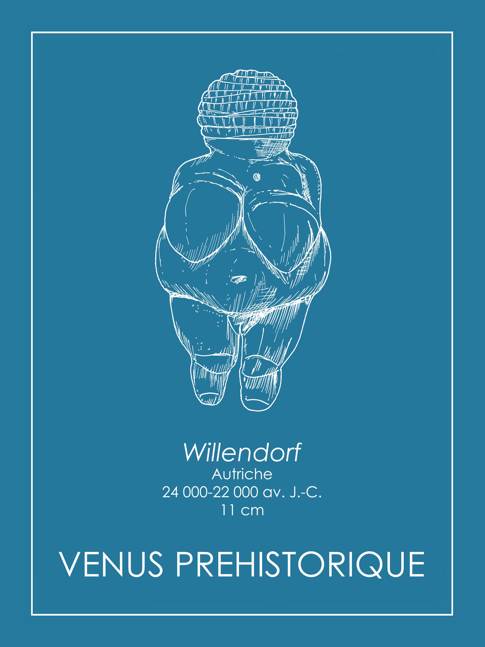 Postal Venus Prehistoric Willendorf Etsy España