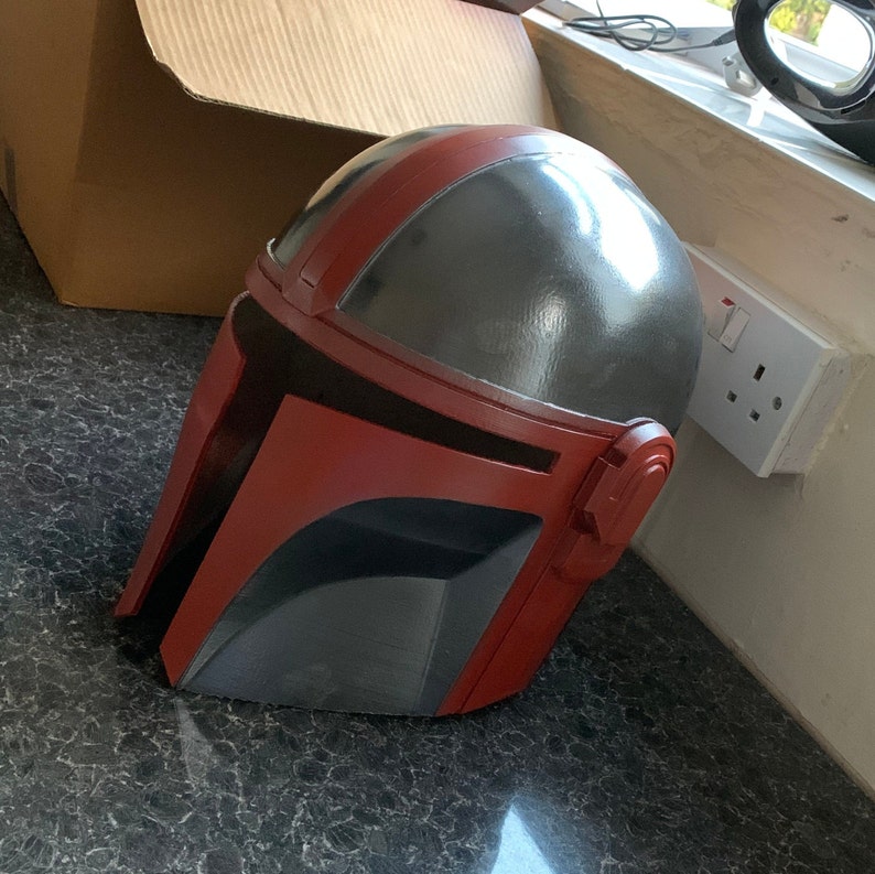 Custom Mandalorian Helmet Etsy