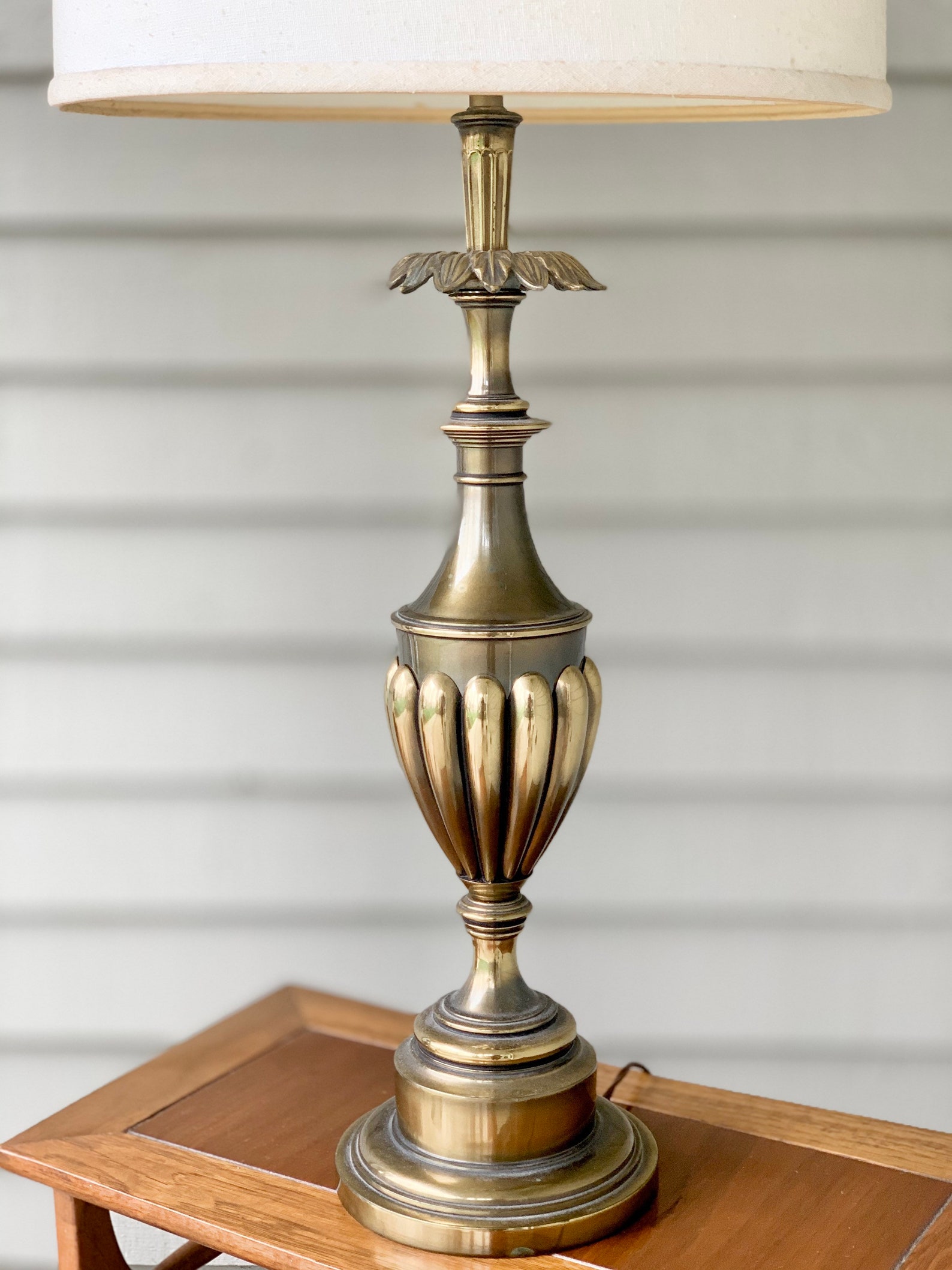 Vintage Mid Century Brass Stiffel Lamps 1960s pair Etsy