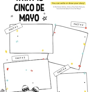 Cinco de Mayo activity worksheet