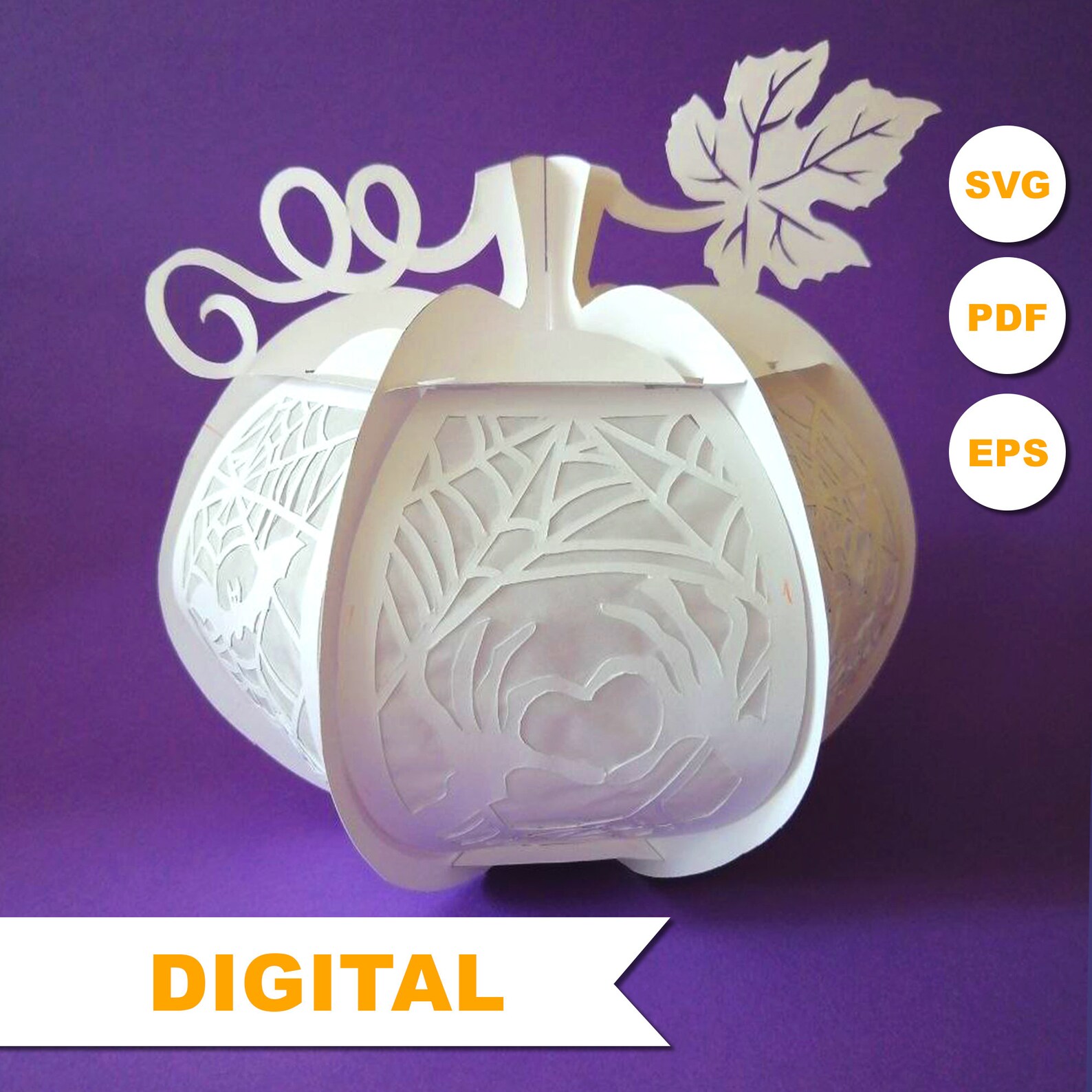 PUMPKIN Lanterns SVG Template, Halloween Lantern Svg Paper Cut, Cricut ...