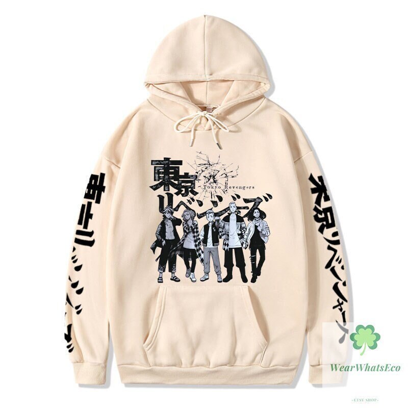 Tokyo Revengers Unisex Hoodie, Anime Characters Pullover
