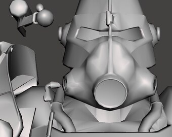 T 45 Power Armor Etsy