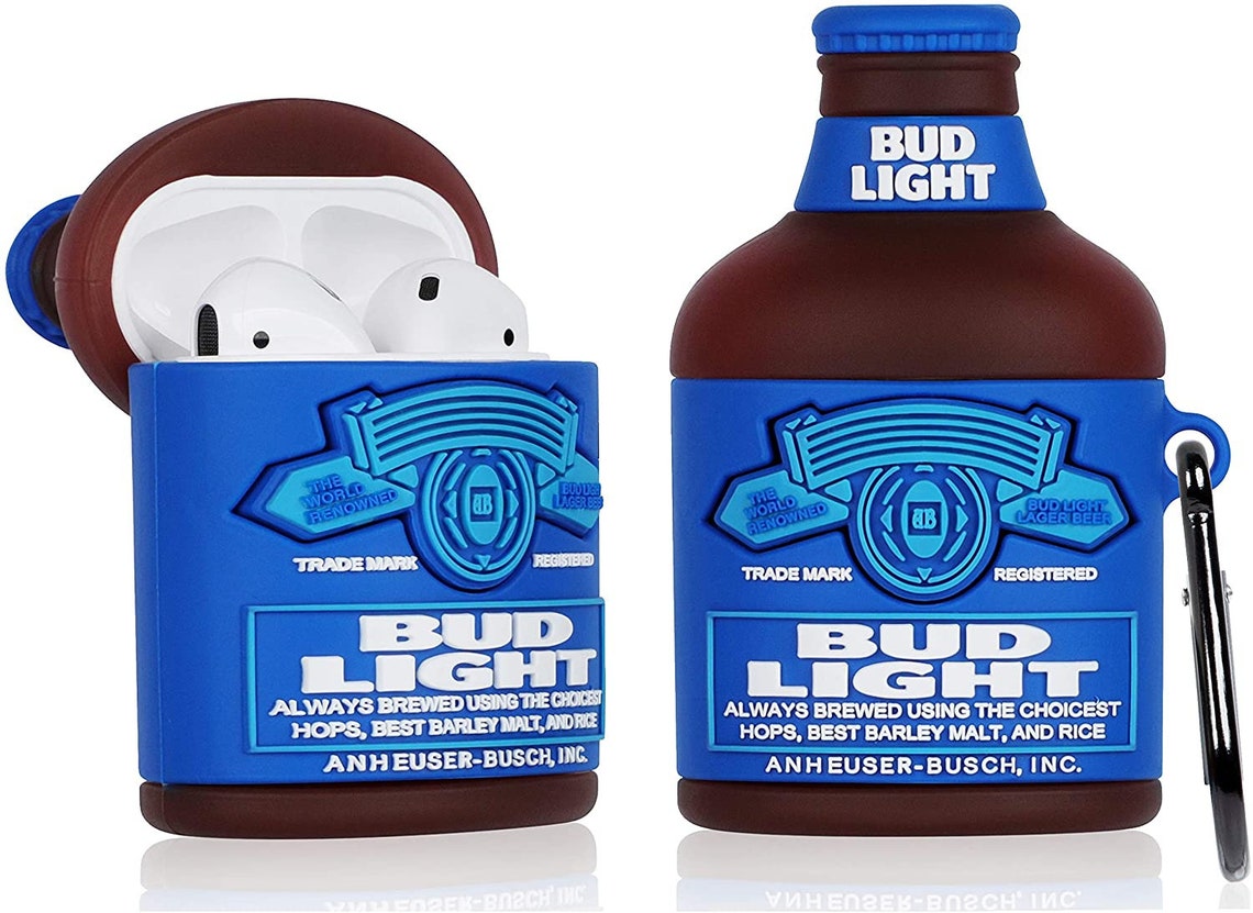 Bud Light AirPod Case 1 / 2 Cute AirPods Case Funny Etsy