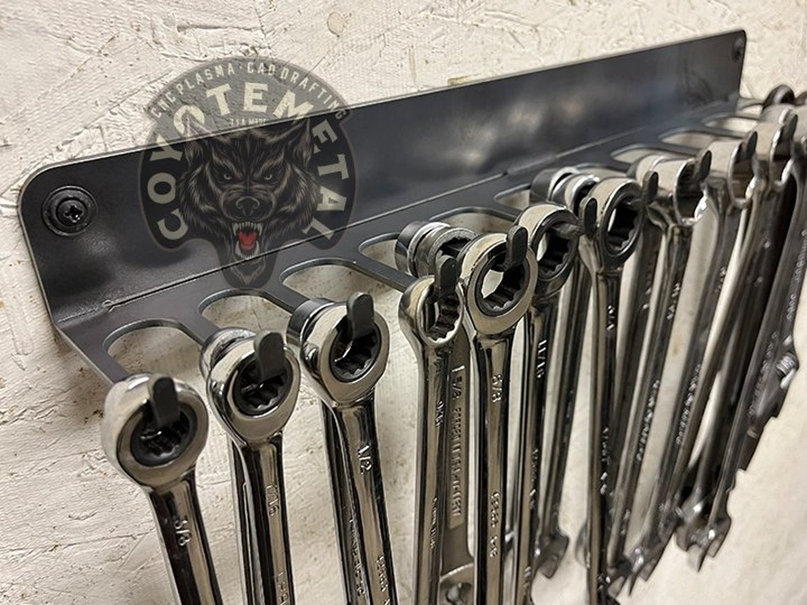 Garage Wrench Holder Tool Organizer Etsy
