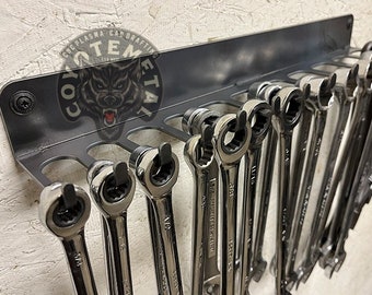 Garage Wrench Holder:  Tool Organizer