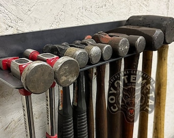 Garage Hammer / Mallet Rack - Tool Organizer