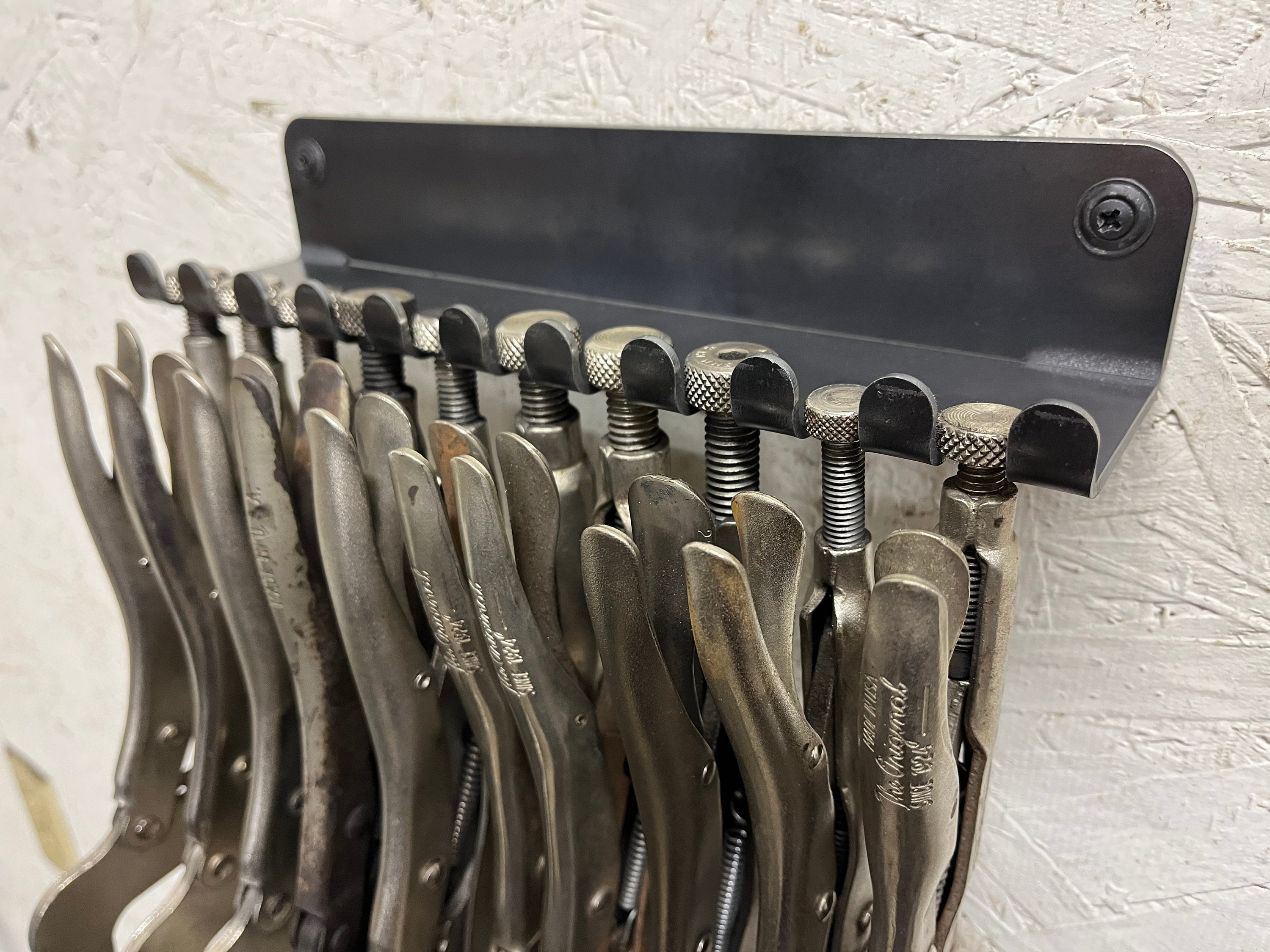 Vise Grip / Clamp Holder Holds 10 Tools Etsy