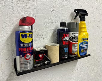 Metal Garage Shelf: Heavy Duty Wall Mounted Organizer