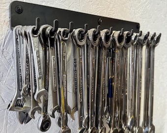Garage Wrench Holder:  Tool Organizer