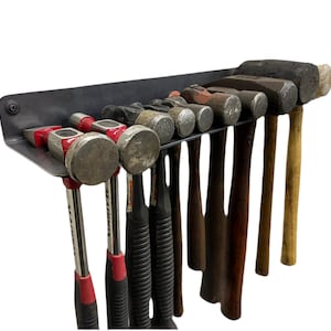 Garage Hammer / Mallet Rack - Tool Organizer
