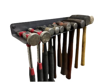 Garage Hammer / Mallet Rack - Tool Organizer
