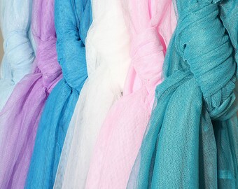 Soft Gauze Mesh Fabric, 165cm Wide