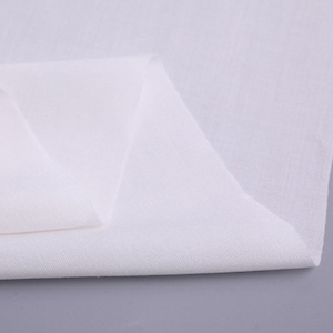 Fine Rayon Lining, White Artificial Cotton Fabric,  Light Cotton Baby Skirt  Silk Clothing  Fabric